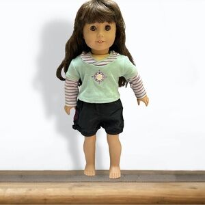 Pleasant Company Samantha Doll with Mint and Black Outfit